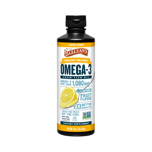 Barlean's Fish Omega Swirl Lemon Zest 16 OZ