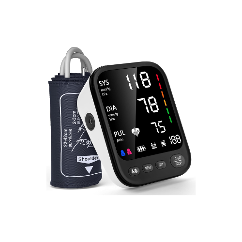 Invaxe Blood Pressure Monitor 4.5-inch Backlit Screen, Large Cuff