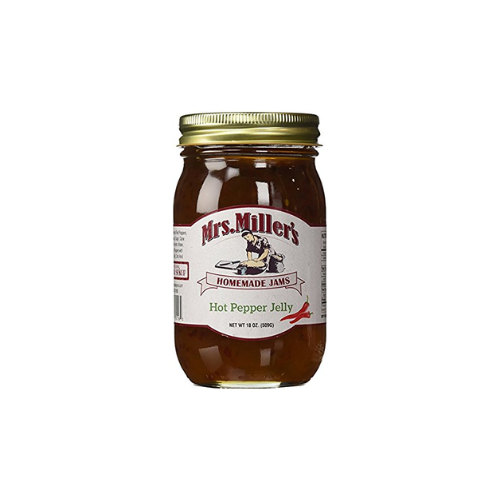 Mrs Millers Jam 18 oz Hot Pepper Jelly Sweet & Spicy