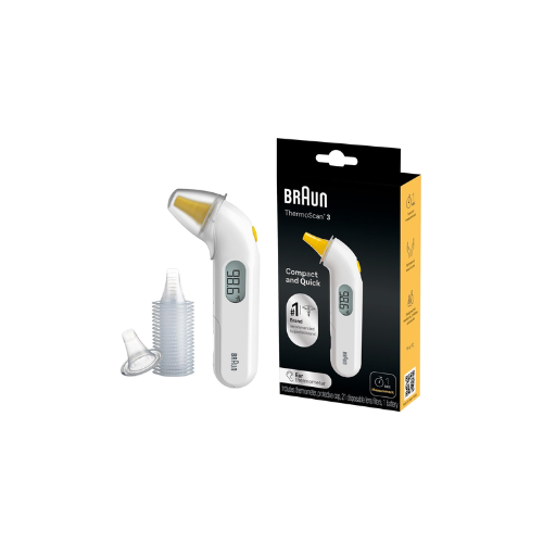 Braun ThermoScan 3 Ear Thermometer for Babies and Infants