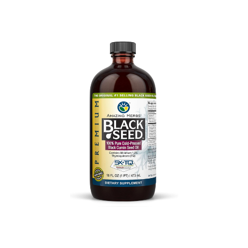 Amazing Herbs Premium Black Seed Oil 16 oz