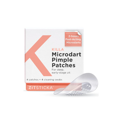 ZitSticka Killa Acne Patches for Face | 4 Count | Deep Zit Treatment