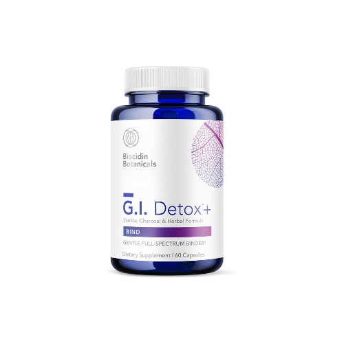 Biocidin G.I. Detox+ Activated Charcoal – 60 Capsules