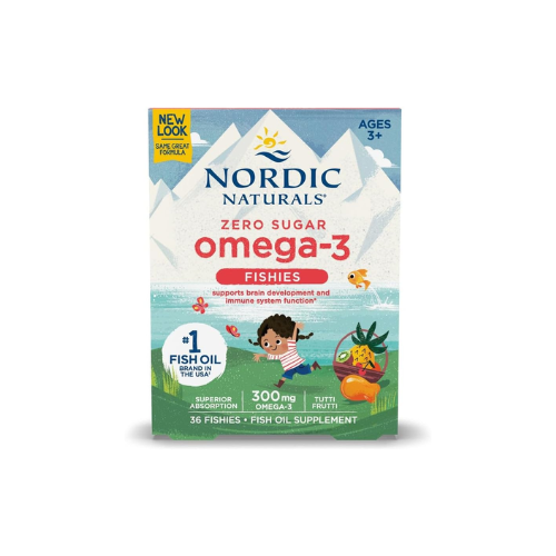 Nordic Naturals Omega-3 Fishies, Non-GMO, 36 Servings