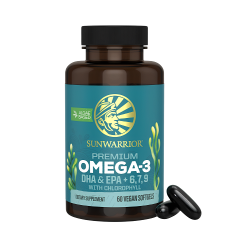Sunwarrior Vegan Omega 3 DHA & EPA Supplement 60 Count