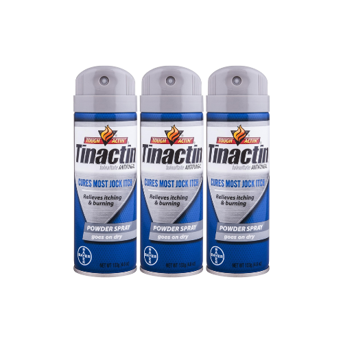 Tinactin Jock Itch Spray Powder, 4.6 oz (Pack of 3)
