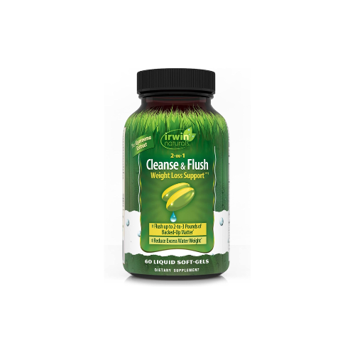 Irwin Naturals 2-in-1 Cleanse & Flush – 60 Soft-Gels
