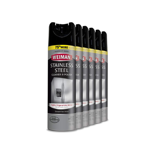 Weiman Stainless Steel Cleaner – 6 Pack, 17 oz