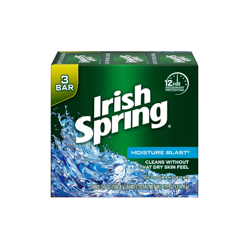 Irish Spring Moisture Blast Soap – 3-Pack with Hydrating Clean