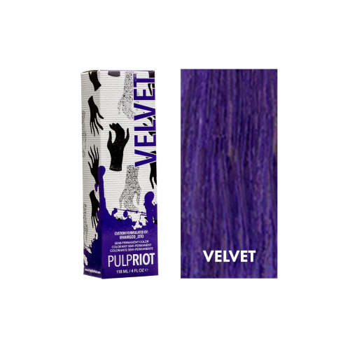 Pulp Riot Velvet Hair Color – Semi-Permanent 4oz Deep Purple