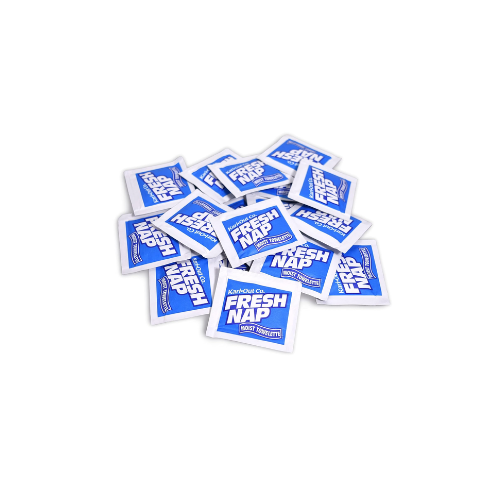 FRESH NAP Moist Towelettes – Lemon Scent, 28", Blue, 1000ct