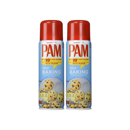 Pam No-Stick Cooking Spray - Happy Baking 5 OZ (141 g) Each - Pack of 2