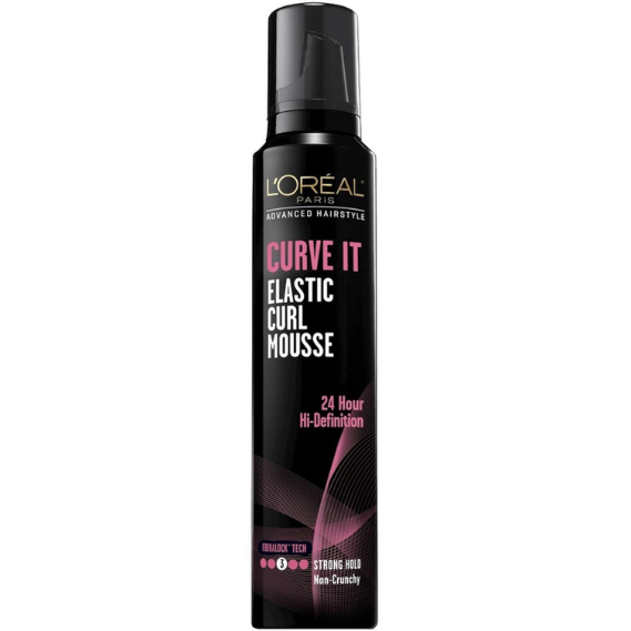 Loreal Advances Hair Style Curve It Curl Mousse 8.3z (Pack of 3)