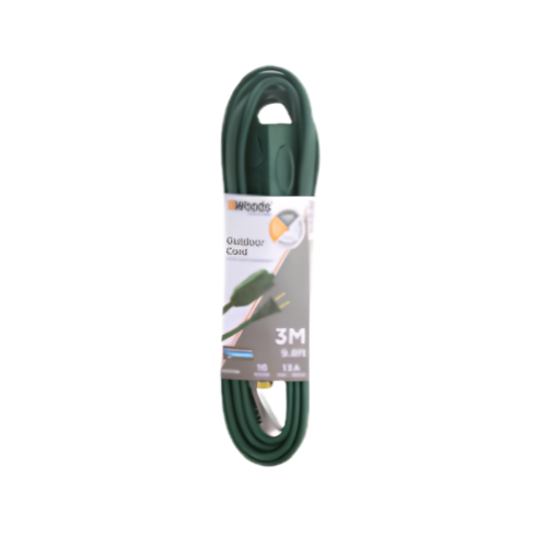 WOODS 16/2 9.8' 3 - OUTLET OUTDOOR CORD