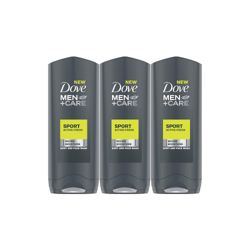 Dove Men+Care Foaming Body Wash 400ml (Pack of 3)