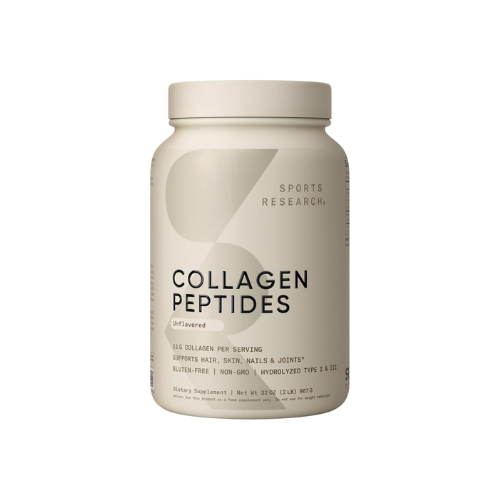 Sports Research Collagen Peptides Type 1 & 3 Collagen Powders (32oz)