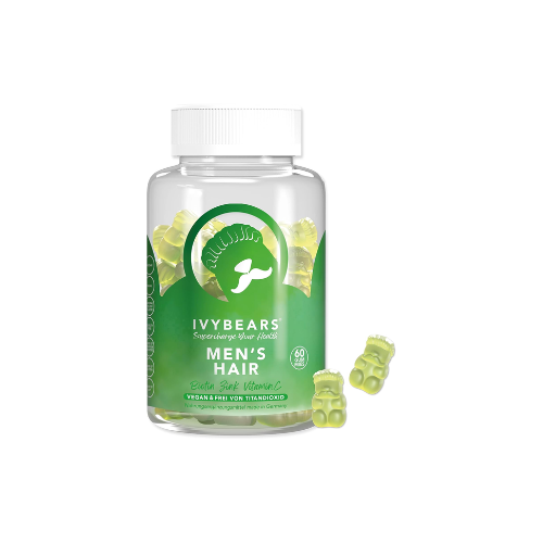 Ivy Bears Men’s Hair Vitamins Gummies – Stronger Hair