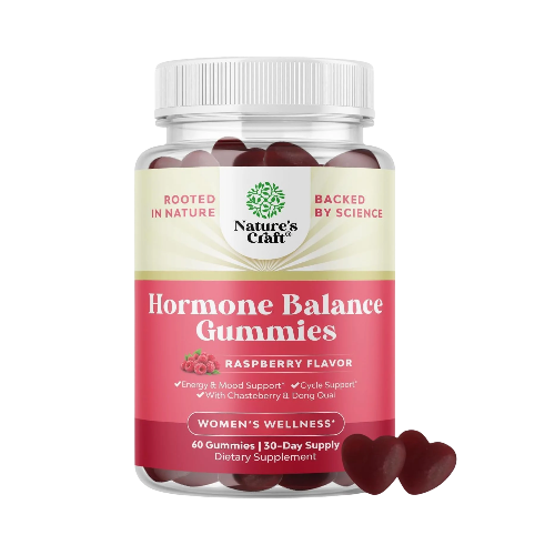 Nature's Craft Hormone Gummies Raspberry 60ct