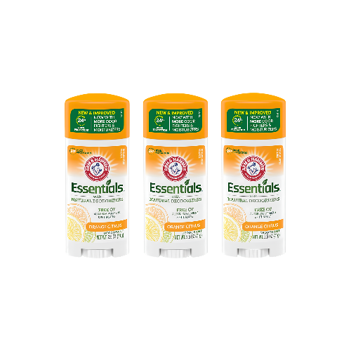 Arm & Hammer Essentials Deodorant Orange Citrus 2.5oz 12/CS