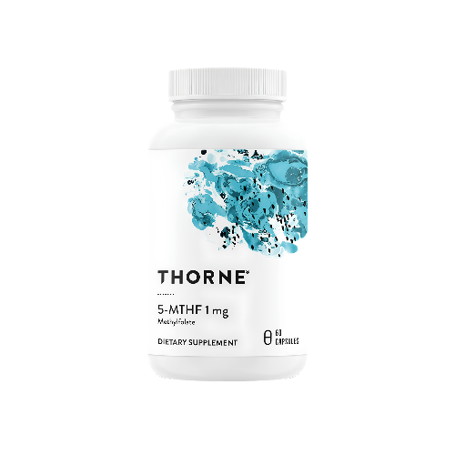 Thorne 5-MTHF 1 mg 60 Capsules Active Methylfolate