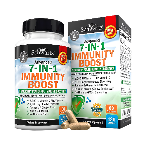 Bio Schwartz 7-in-1 Immunity Boost 120ct Capsules