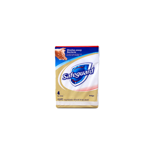 Safeguard Antibacterial Bar Soap 4oz – 32 Total Bars