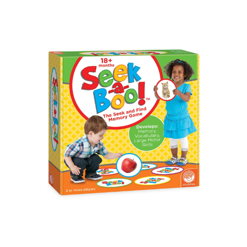 MindWare Seek-A-Boo Seek and Find Memory Game & Toddler Flash Cards Matching Game