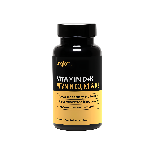 Legion Vitamin D+K (Vitamins Capsule Supplement), 60 Serving(s)