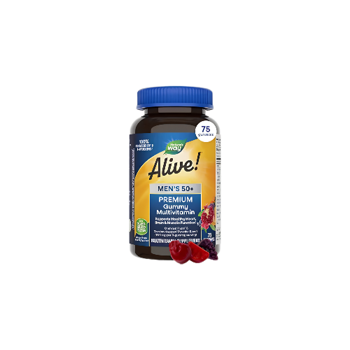 Nature's Way Alive! Men's 50 Plus Gummy Multivitamin 75 ct