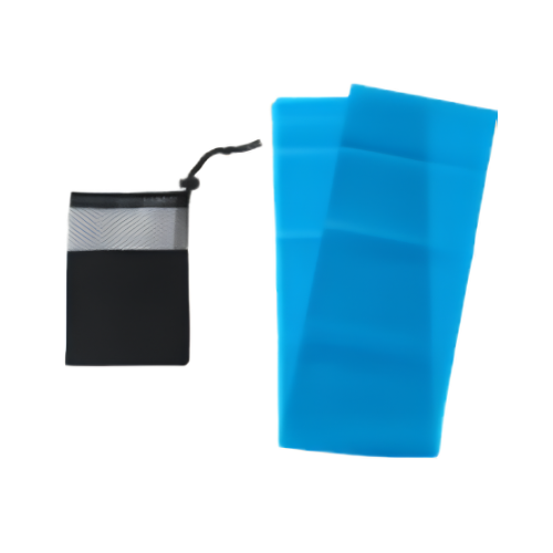 Personal Exercise Band with Mesh Bag Blue
