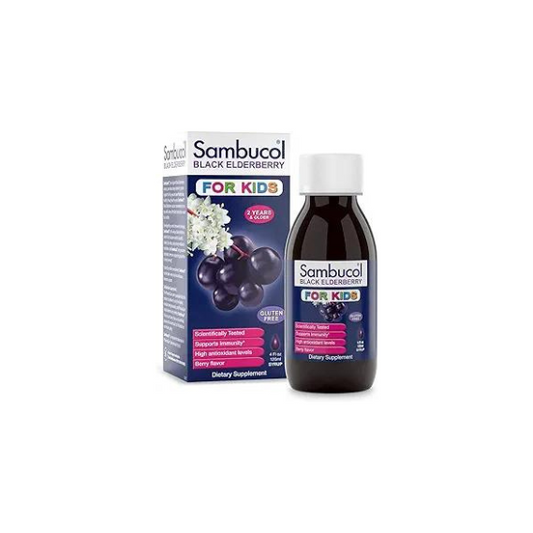 Sambucol Black Elderberry Syrup for Kids 4fl oz