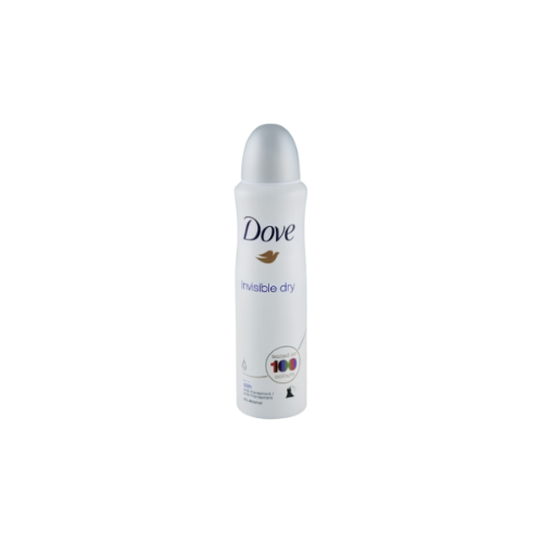 DOVE Deodorant Sprays Invisible Dry 150ML 6/CS