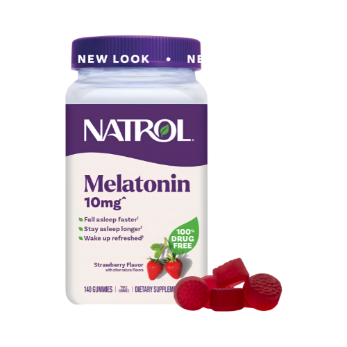 Natrol Melatonin 10 mg Gummies 140 Count Sleep Support