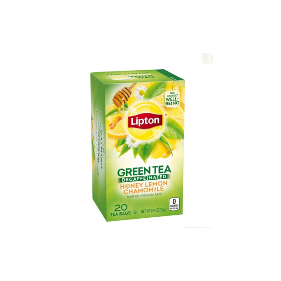 Lipton Tea Bags, Green Tea, Honey Lemon 20 Tea Bags