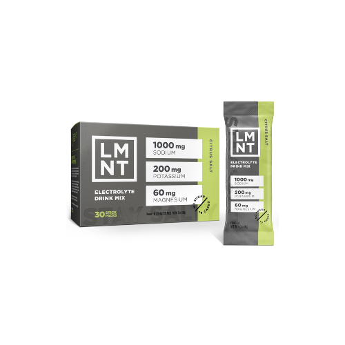 Drink LMNT Zero Sugar Electrolytes - Citrus Salt | 30-Count Drink Mix