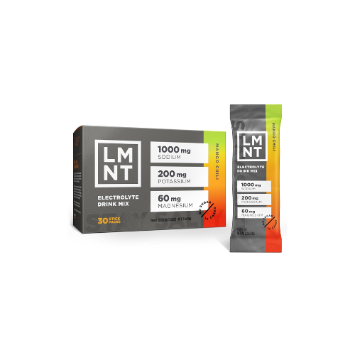 LMNT Zero Sugar Electrolytes - Mango Chili Salt | 30-Count Drink Mix