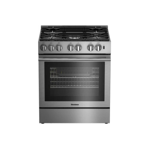 Range - Gas - Blomberg Electric Range with Ceramic Top, Non-Convection Oven, 24-Inch, Stainless Steel