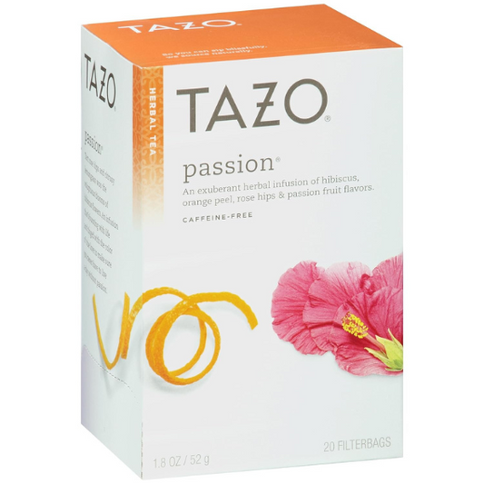 Tazo Tea Herbal Passion Tea, 20 Count (Pack of 3)