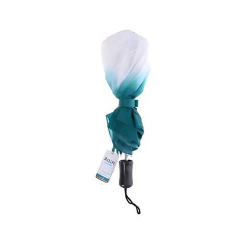 RAIN ESSENTIALS AUTO OPEN UMBRELLA - TEAL &