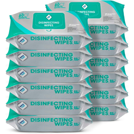 Disinfecting Wipes Bulk (960 Total Wipes) - 12 Packs