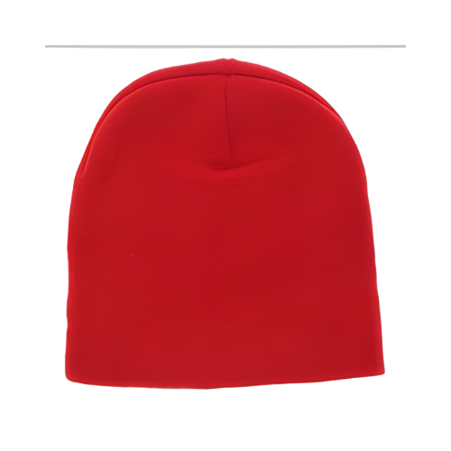 100% ACRYLIC BEANIE - RED