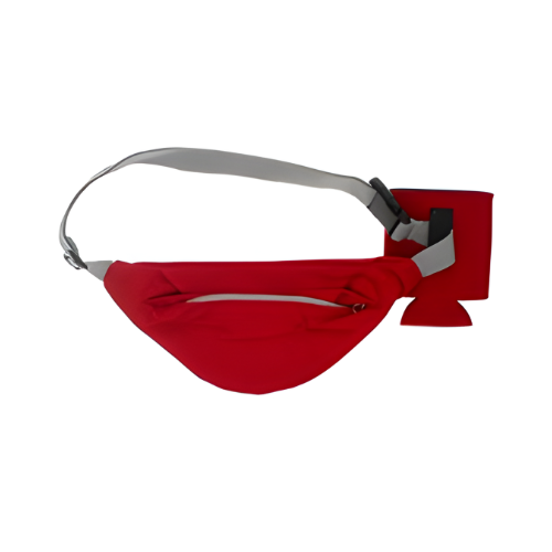 KOOZIE FANNY PACK W/ 12OZ CAN COOLER - RED