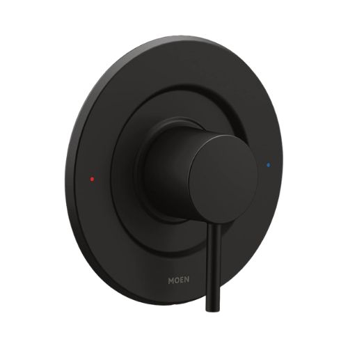 Moen Align Matte Black Pressure Balancing Modern Trim Kit – T2191BL