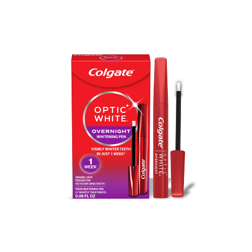 Colgate Optic White Overnight Teeth Whitening Gel Pen 21 Treatments 0.08 oz