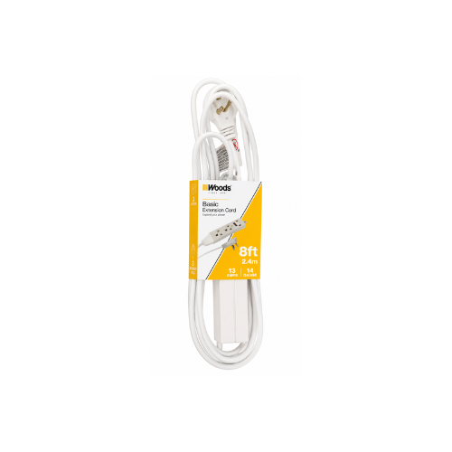 Woods 16/3 8' Slimline Extension Cord