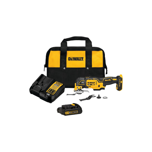 DEWALT 20V Oscillating Tool Kit, With Blades, Battery & Charger