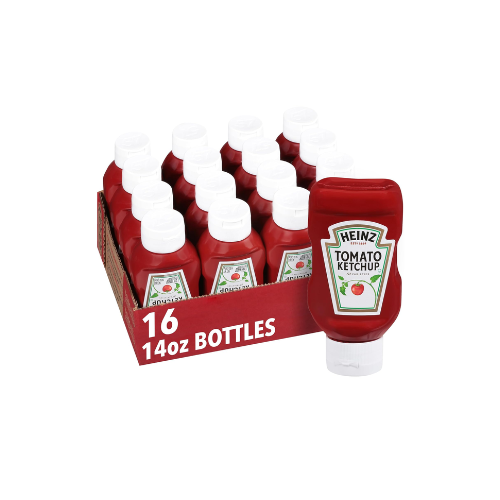 Heinz Ketchup (14 oz Bottles, Pack of 16)